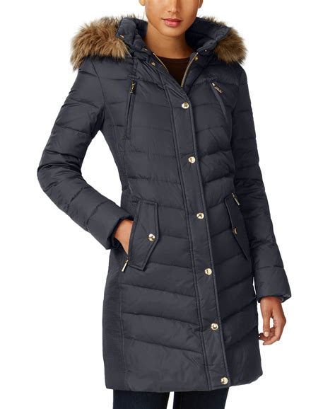 michael kors woman coat|michael kors women's fitted jackets.